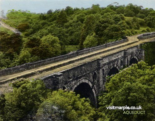 Marple Aqueduct from above