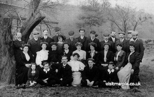 Staff on the Brabyns Estate c1900