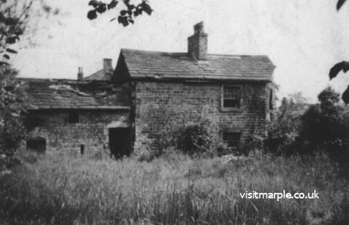 Tollgate cottage close to ruin in 1955