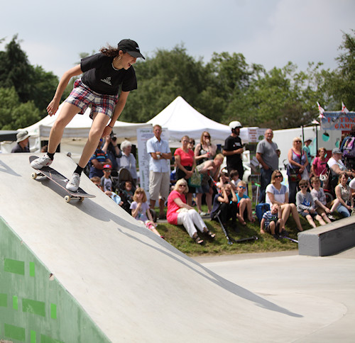 Team Extreme Girls at Marple Skatepark