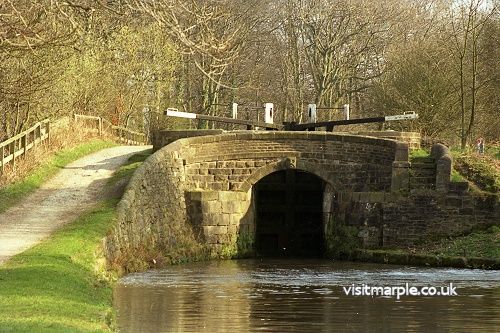 Lock number 5, from the 1993 Marple Civic Society exhibition of Listed Buildings.