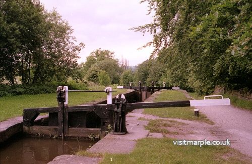 Lock number 7, from the 1993 Marple Civic Society exhibition of Listed Buildings. 