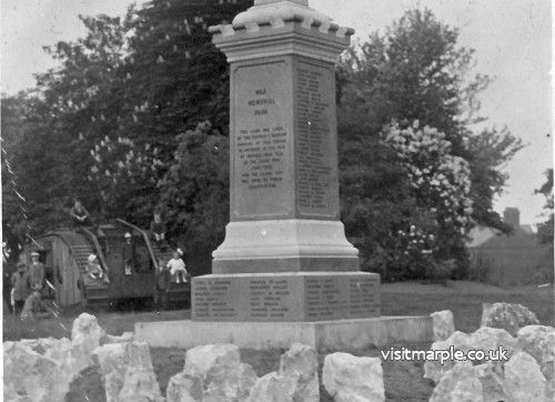 The tank in Memorial Park remembered by Trixie