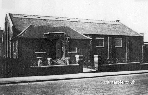 Marple Swimming Baths not long after being built in 1931.