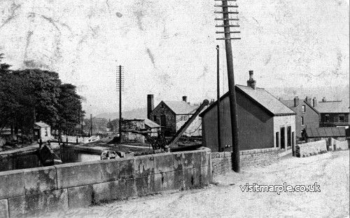 Notice the small building alongside Lock 12 in this photo