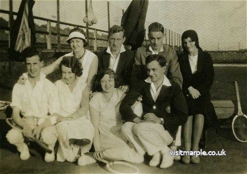 Marple Tennis Club members about 1931