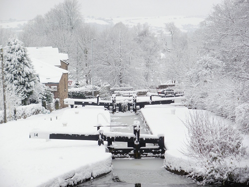 Lock 14 in the winter of 2009/10