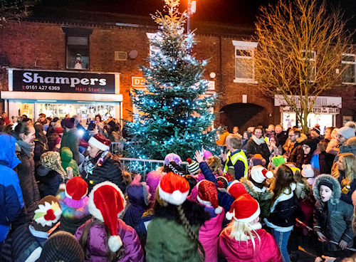 Marple Christmas Lights Switch-on