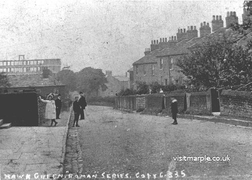 The Goyt Mill under construction in 1904